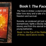 Book Cover: "The Face in Amber" by Douglas Arvidson