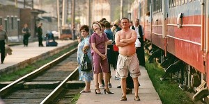 Passengers on the Trans-Siberian Railroad